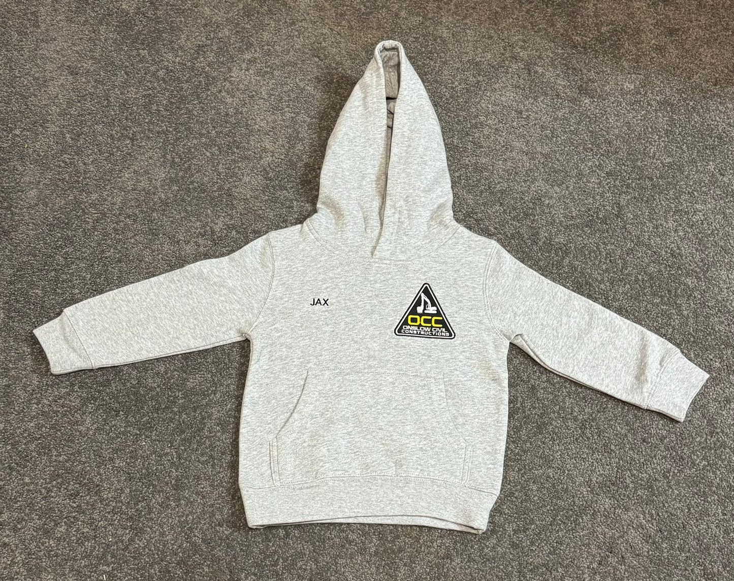 Kids Grey Marle Hoodie